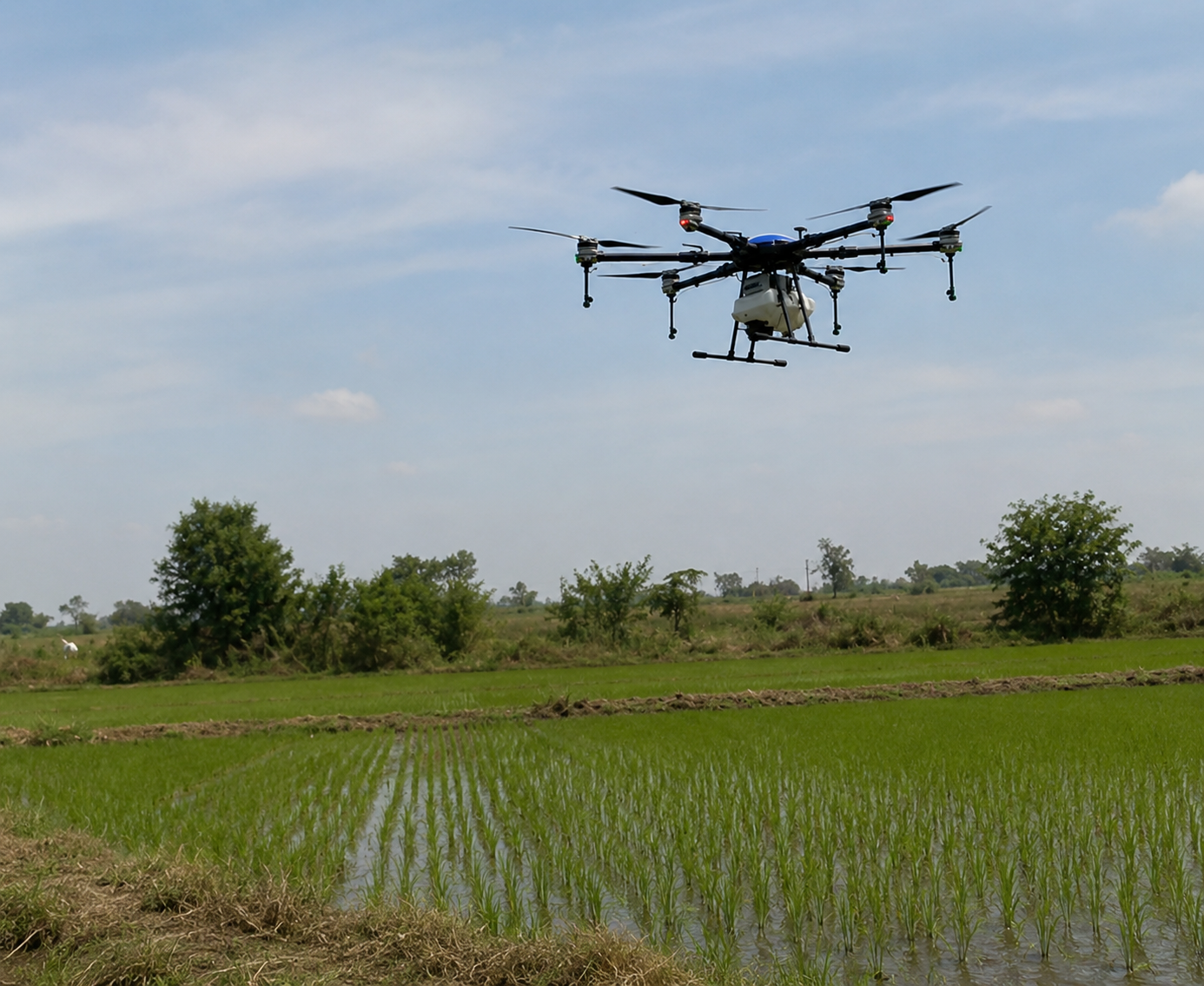BHUMITR X9 20L agri drone top angle
